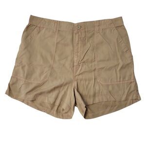 Social Standard Women's Mid Rise Fortune Tencel Short - Tan